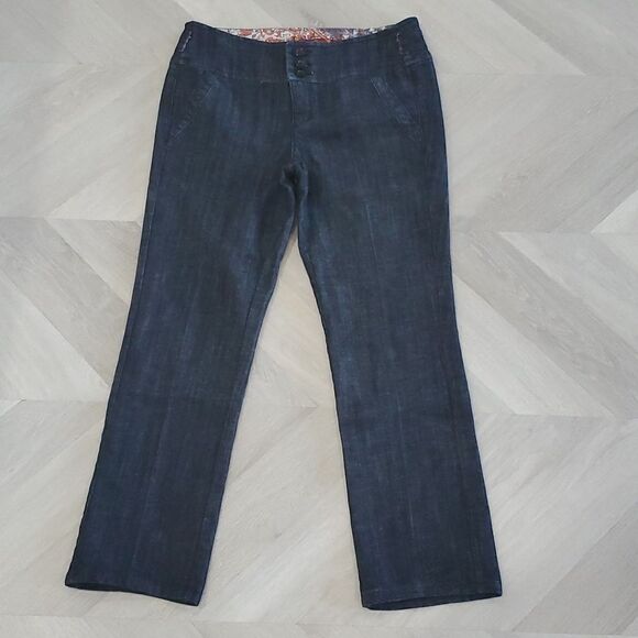 One 5 One✨ Women’s Mid, Dark Wash Straight Leg,  Size 10 - Picture 1 of 8